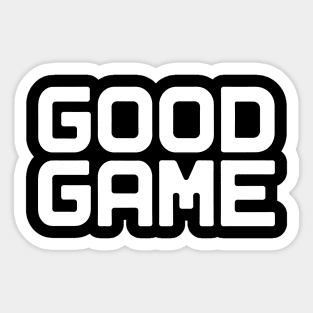 Good Game Sticker